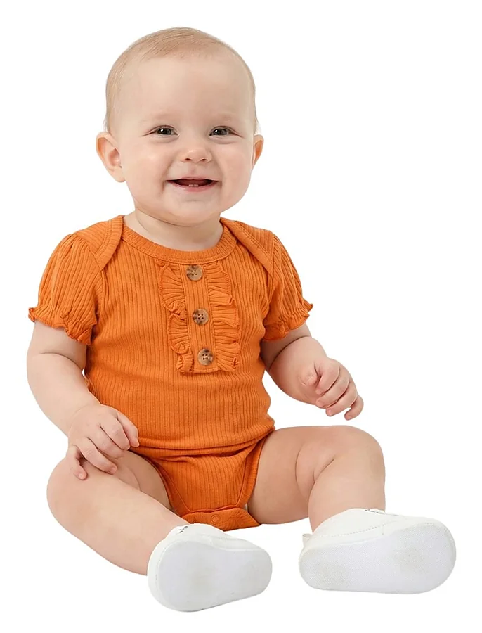 Flower Desert Baby Bodysuit Short Sleeve