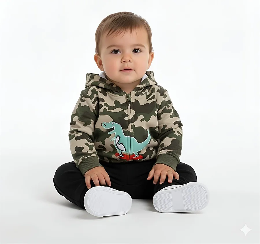 Dinosaur Print Hoodie