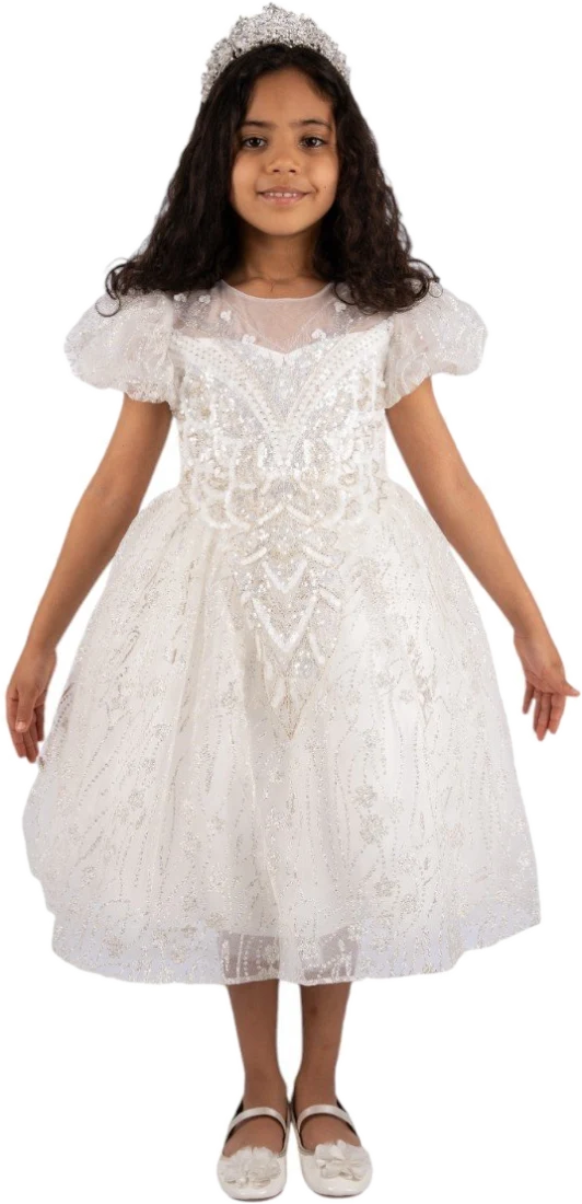Premium Collection White Stones Dress