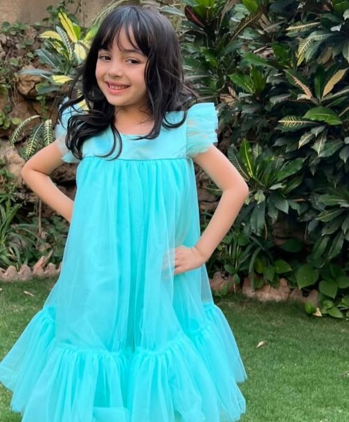 The dresses are by @ddaniela_official & @firstcryae.