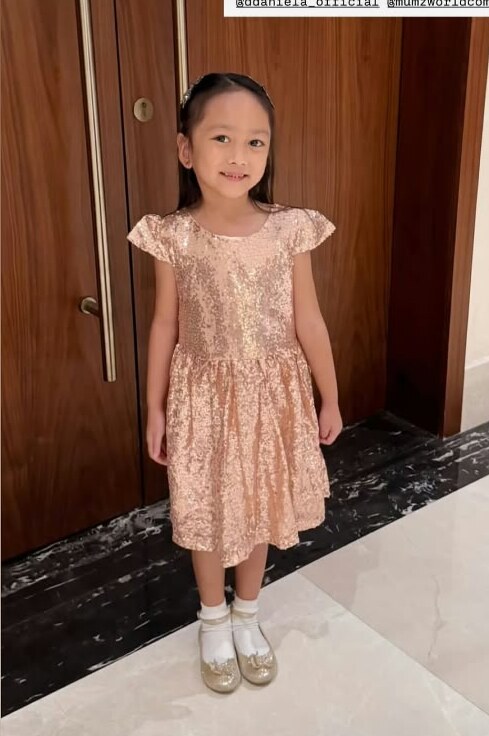 Easter embellished dress 🌸 from D'Daniela via Mumzworld.